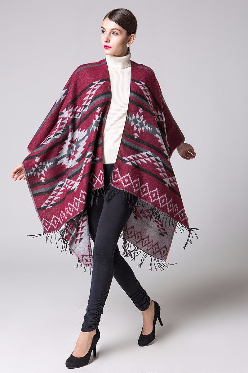 Women's Fall/Winter Geometric Wonder Poncho