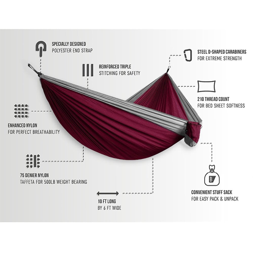 Modern Ultra-Large Light Weight Parachute Hammock