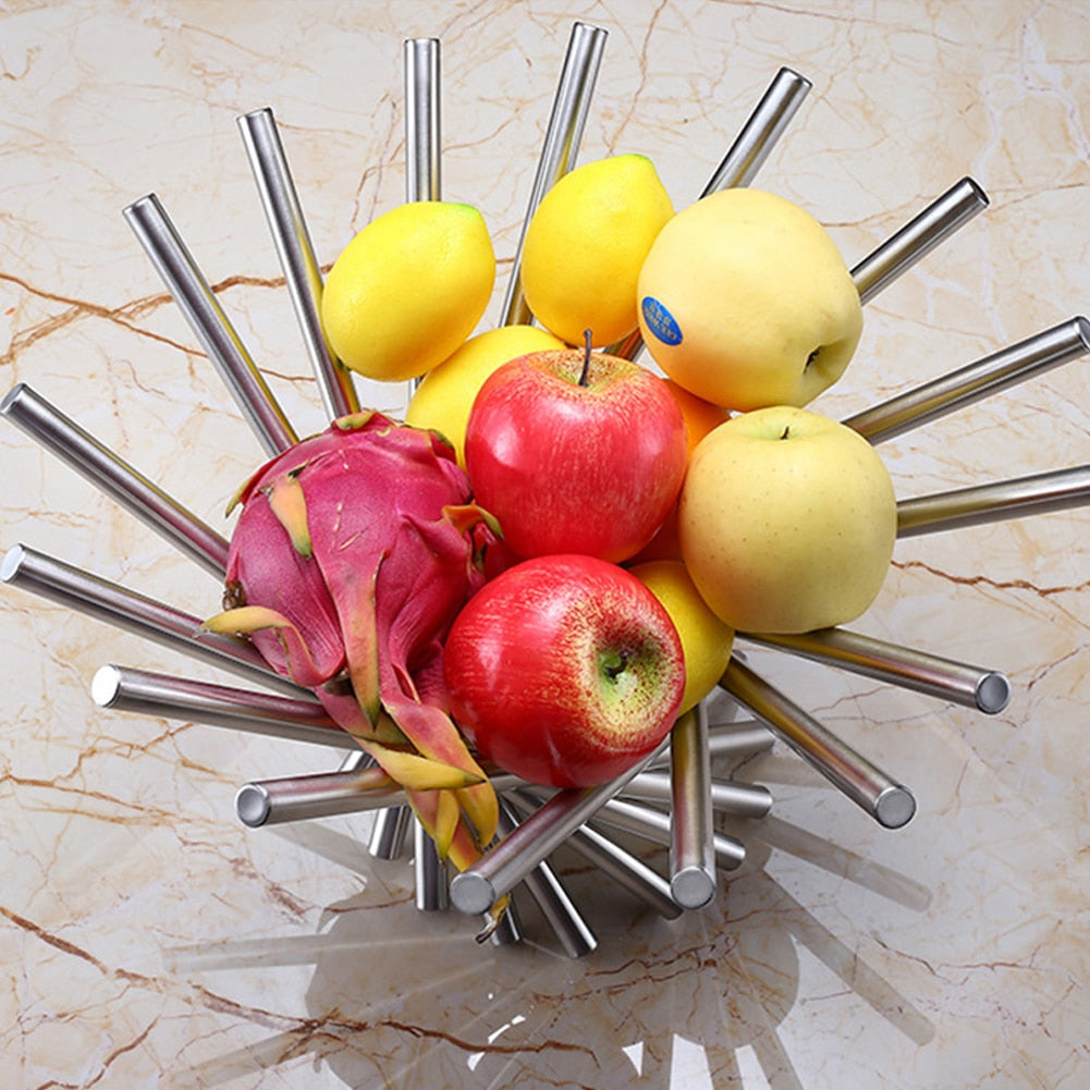 Modern Stainless Steel Fruit Bowl Basket