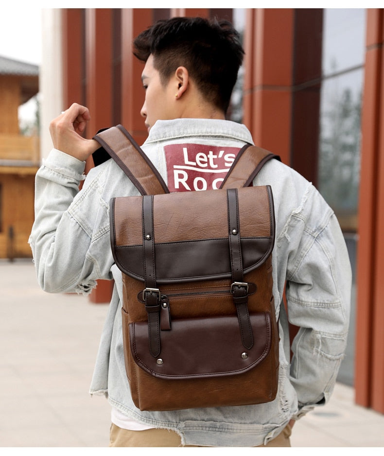 The Maestro Vintage Leather Backpack