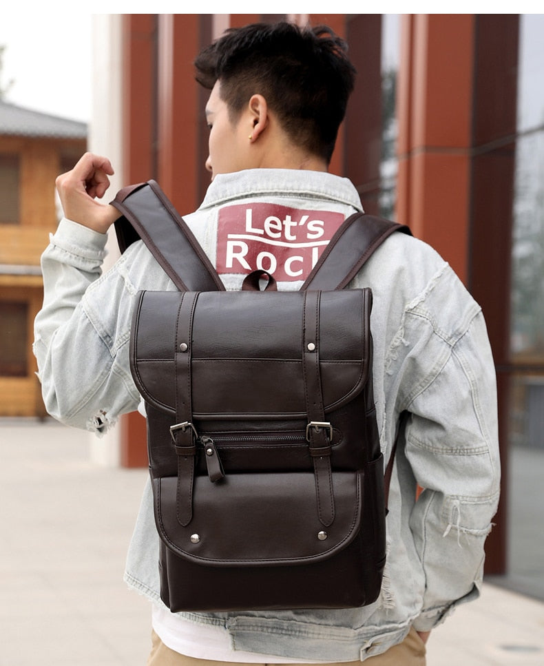 The Maestro Vintage Leather Backpack