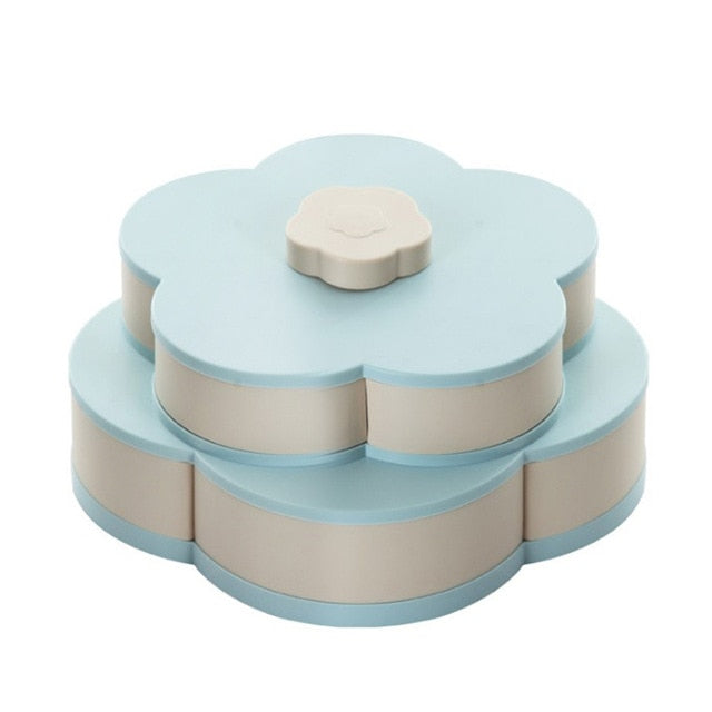 Flower Blossom Rotary Storage Box