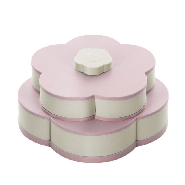 Flower Blossom Rotary Storage Box