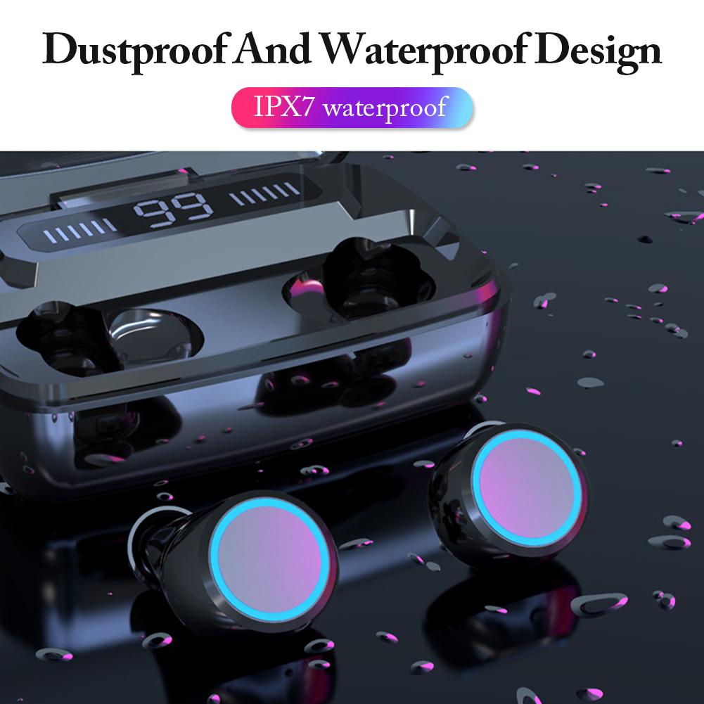 Deep Future LED Display Bluetooth Headphones