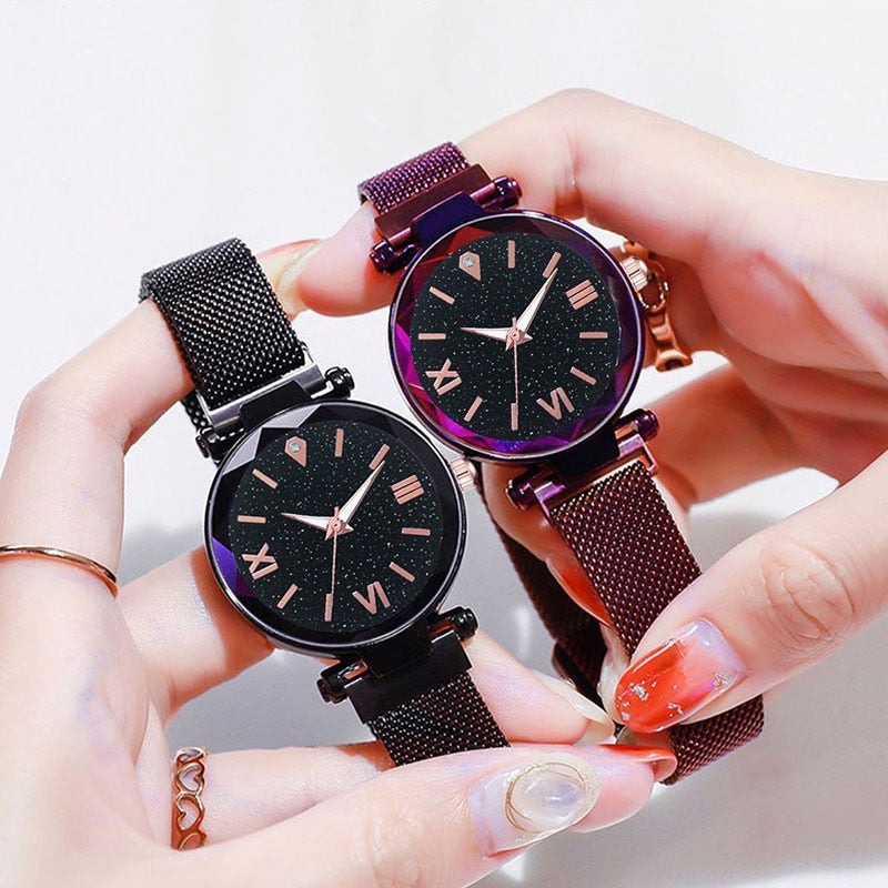 Women's Luminous Love Luxury Wristwatch & Bracelet 5 Piece Set