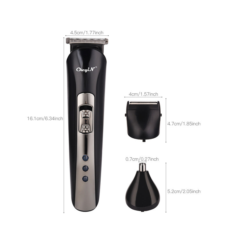 3 In 1 ModernMan Professional Hair Nose Ear & Beard Clipper & Trimmer