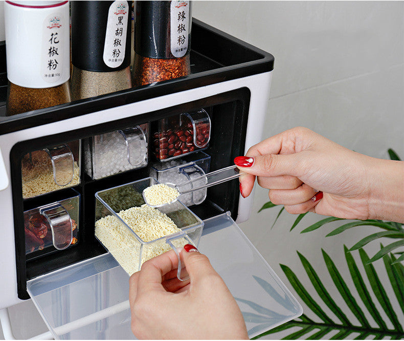 Wall-Mounted SpaceLite Kitchen Storage & Spice Rack