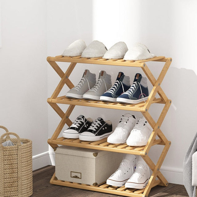 Heaven & Home Bamboo Shoe Storage Rack