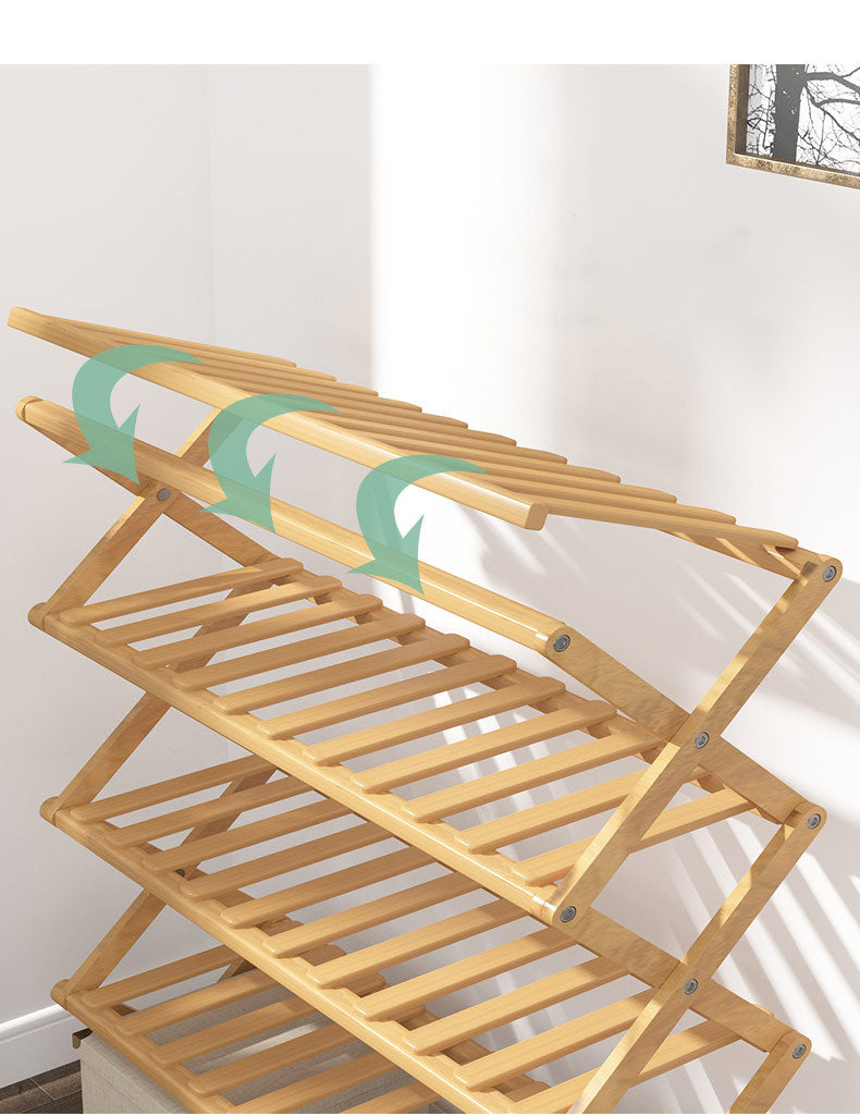 Heaven & Home Bamboo Shoe Storage Rack