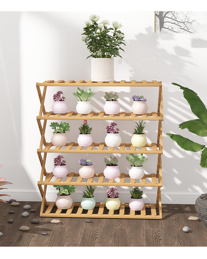 Heaven & Home Bamboo Shoe Storage Rack