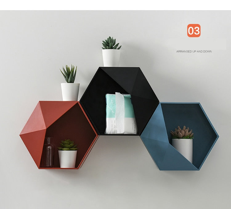 The Style & Home Geometric Wall Mounted Shelf