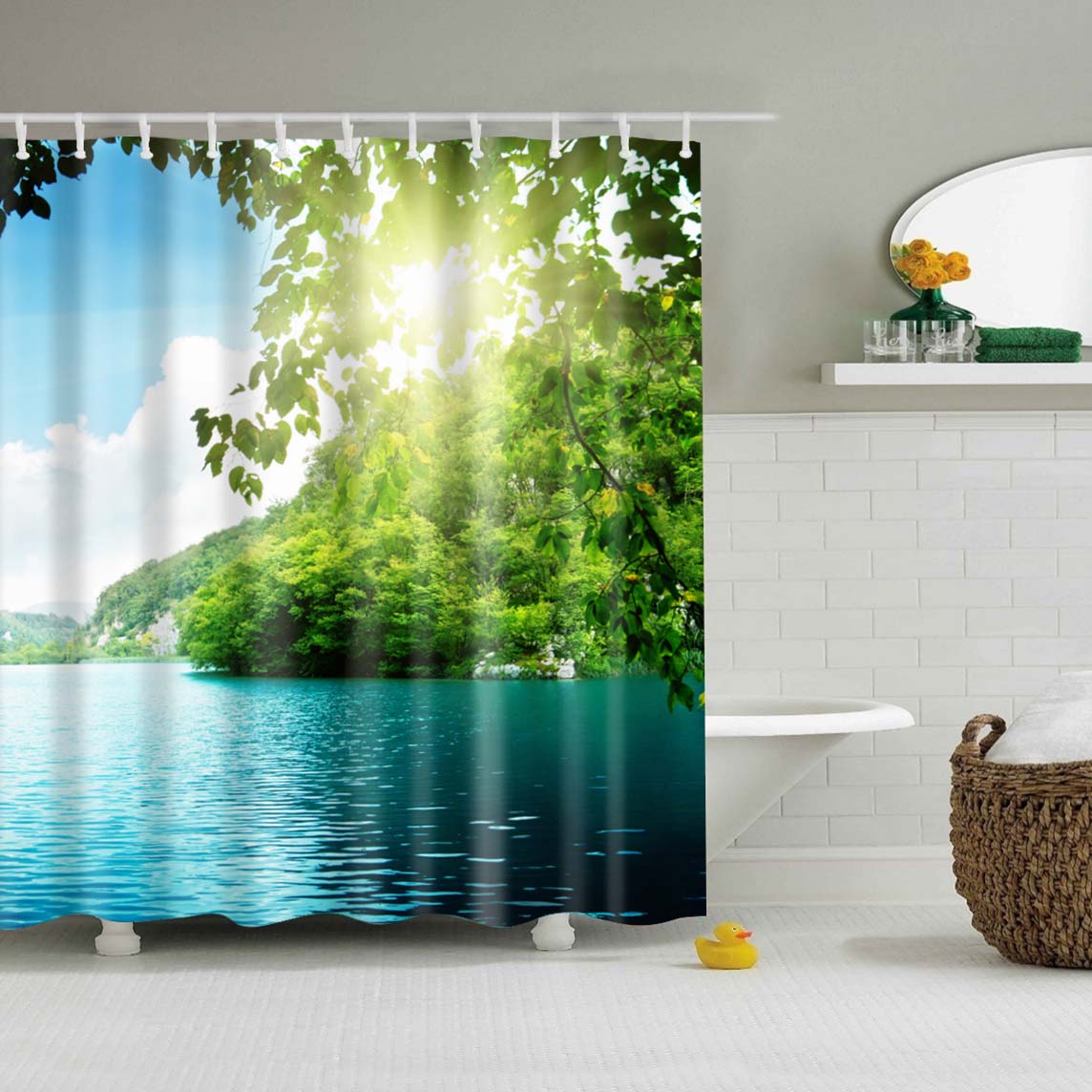 Makana Vacation Shower Curtain