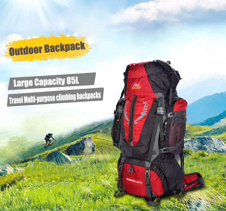 The Thrill of Outdoors 85L Multi-Purpose Backpack - Hiking/Climbing/Camping