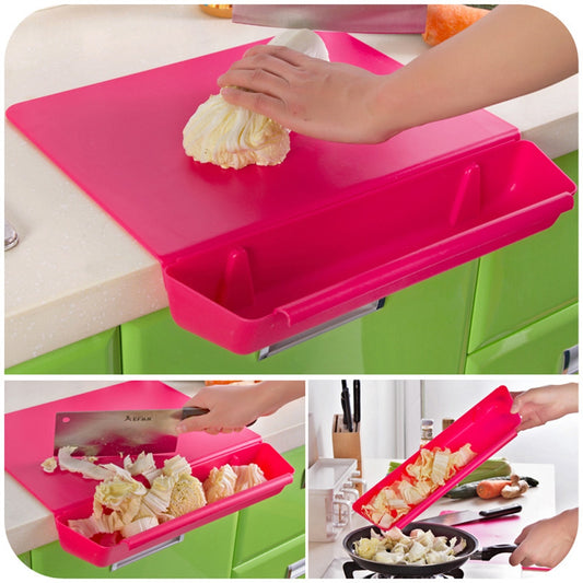 EasySwift Better Home Cutting Board W/ Detachable Storage Basket