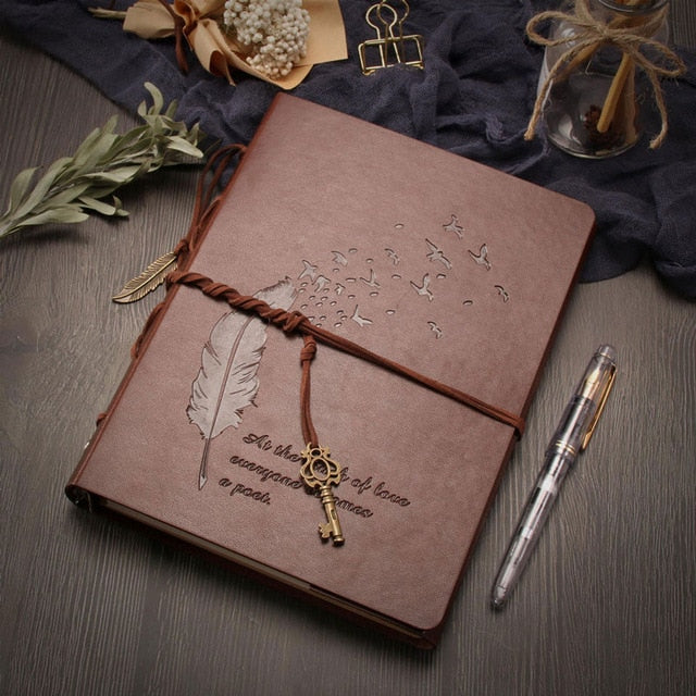 The Focused Mind Retro Handcrafted Leather Notebook