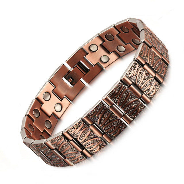 Men's Affinity Copper Magnetic Therapy Bracelet