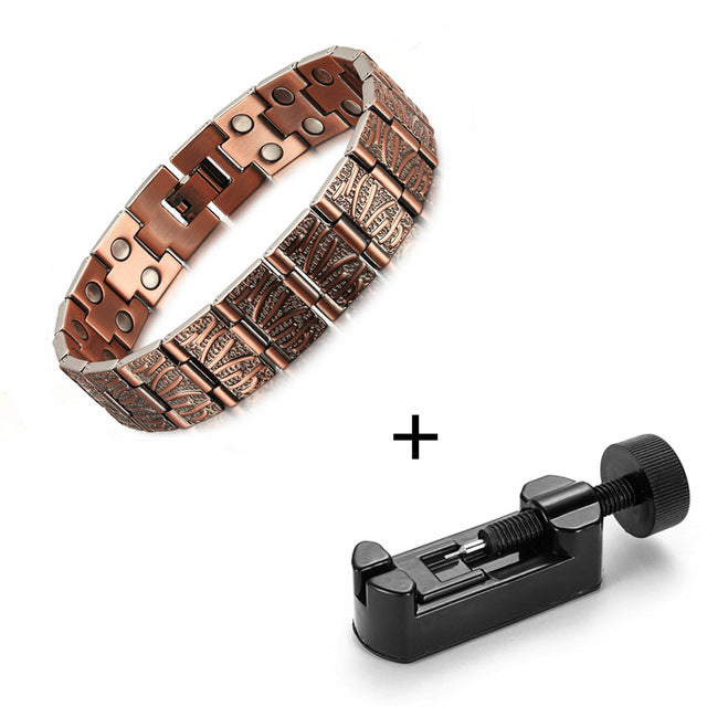 Men's Affinity Copper Magnetic Therapy Bracelet