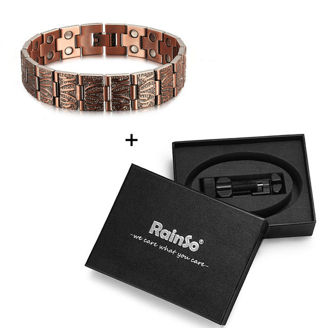 Men's Affinity Copper Magnetic Therapy Bracelet