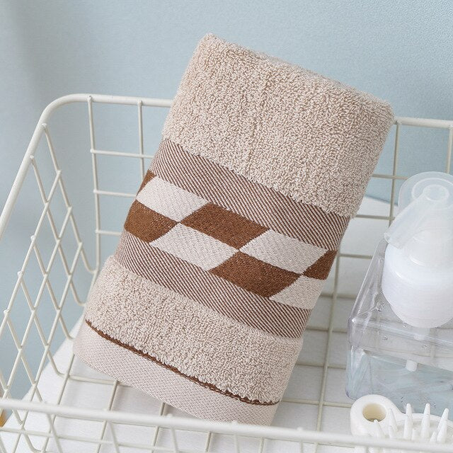 Beroyal Brand 3PC 100% Cotton Hand Towels for Adults Plaid Hand Towel Face Care Magic Bathroom Sport Waffle Towel 35x75cm