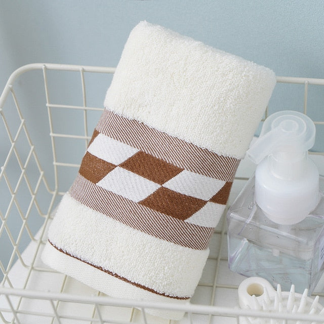 Beroyal Brand 3PC 100% Cotton Hand Towels for Adults Plaid Hand Towel Face Care Magic Bathroom Sport Waffle Towel 35x75cm