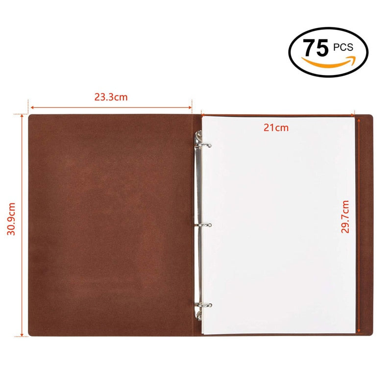 The Focused Mind Retro Handcrafted Leather Notebook