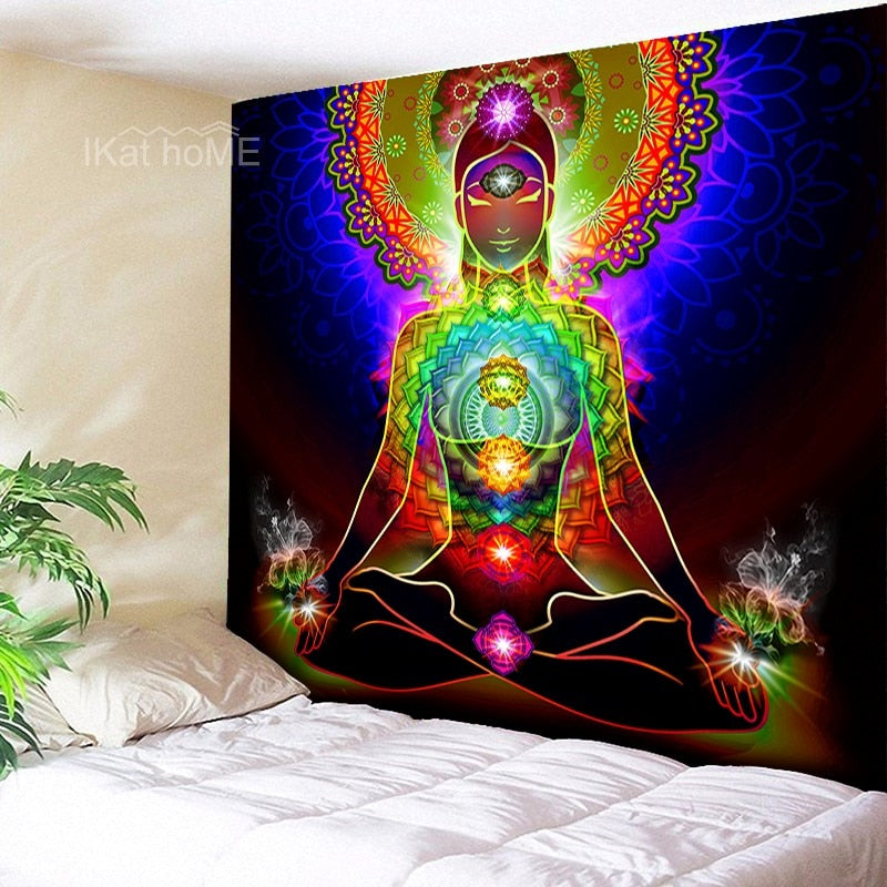 Energetic Harmony Hanging Tapestry