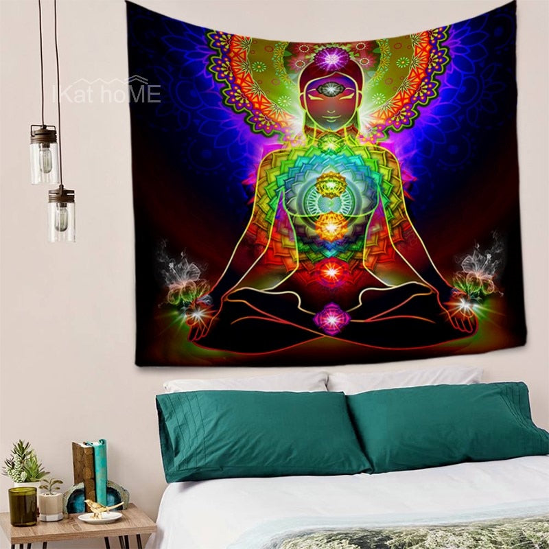 Energetic Harmony Hanging Tapestry