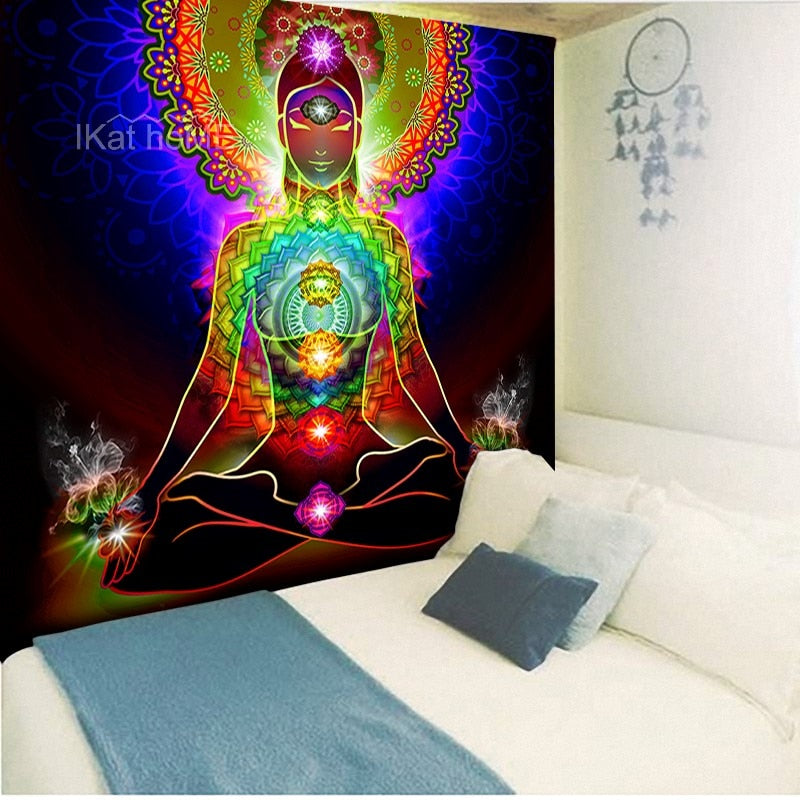 Energetic Harmony Hanging Tapestry