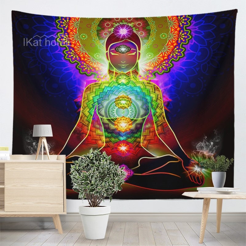 Energetic Harmony Hanging Tapestry