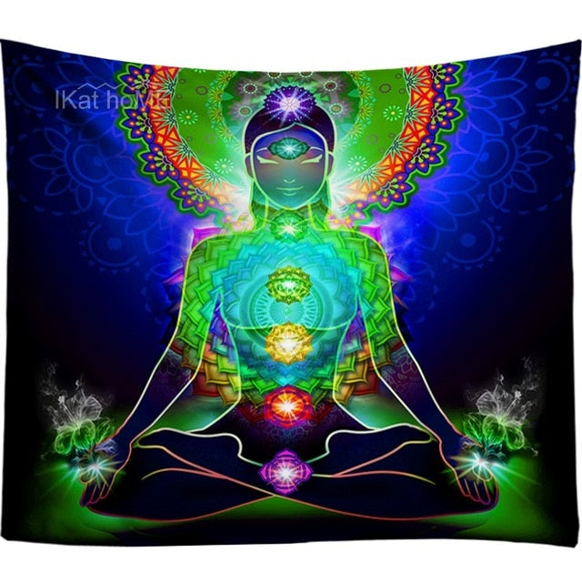 Energetic Harmony Hanging Tapestry