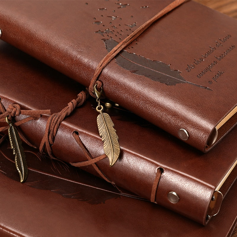 The Focused Mind Retro Handcrafted Leather Notebook