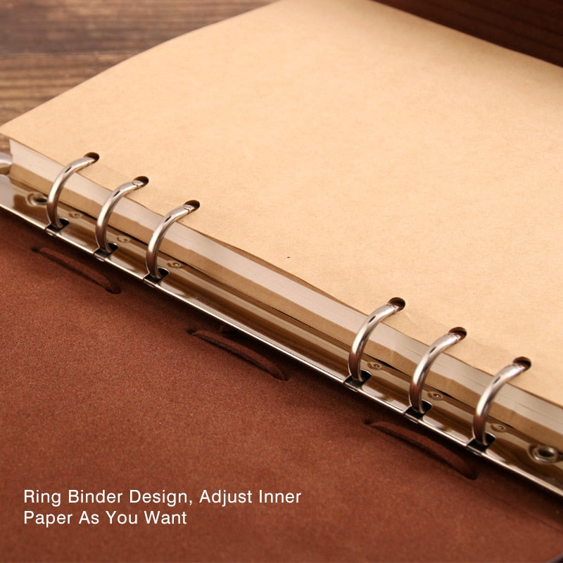 The Focused Mind Retro Handcrafted Leather Notebook