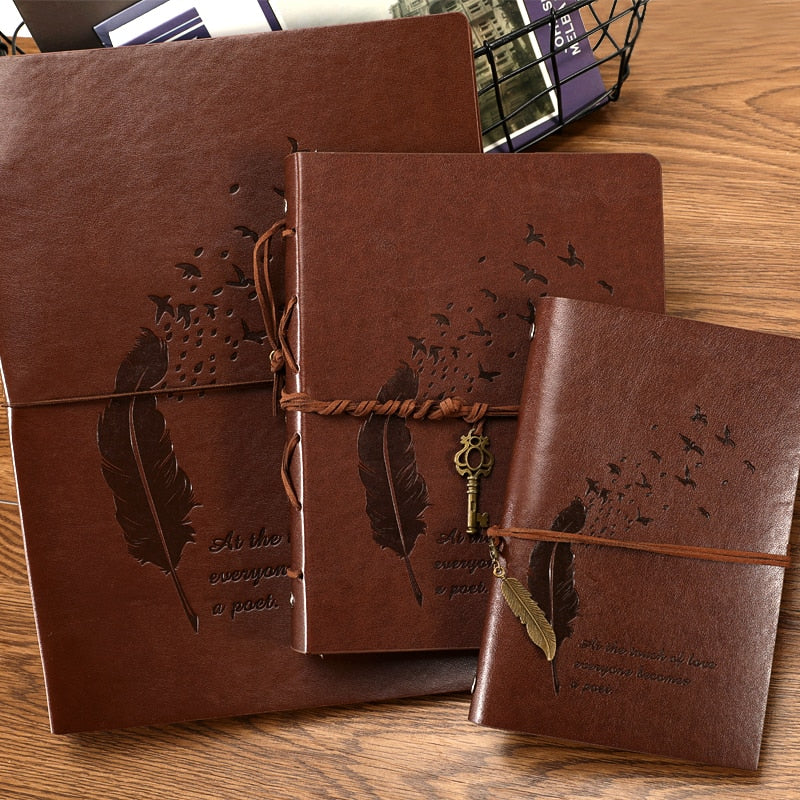 The Focused Mind Retro Handcrafted Leather Notebook