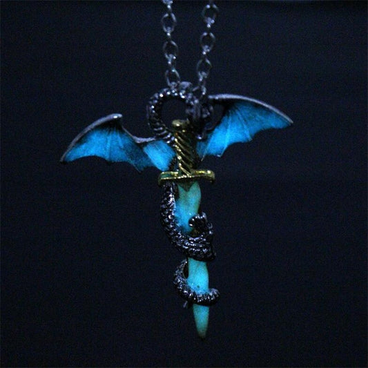 Mystical Dragon of the Sword Necklace