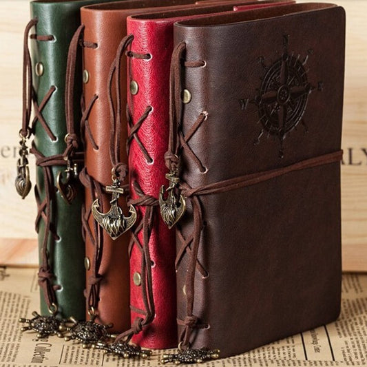 Pirate of the High Seas Leather Spiral Journal & Notebook