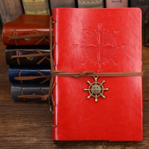 Pirate of the High Seas Leather Spiral Journal & Notebook