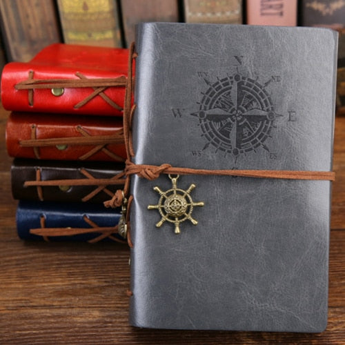 Pirate of the High Seas Leather Spiral Journal & Notebook