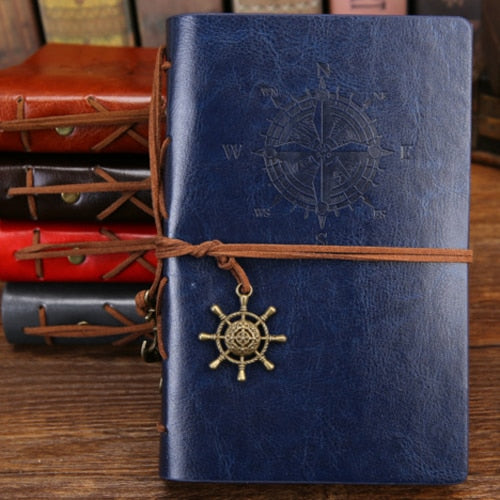 Pirate of the High Seas Leather Spiral Journal & Notebook