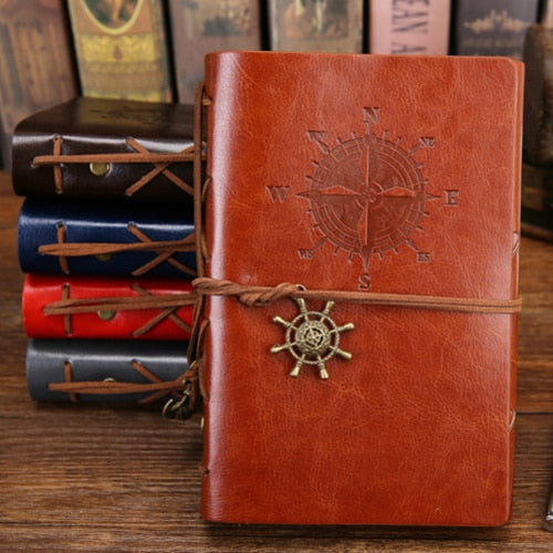 Pirate of the High Seas Leather Spiral Journal & Notebook