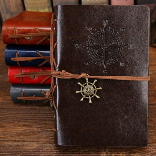 Pirate of the High Seas Leather Spiral Journal & Notebook