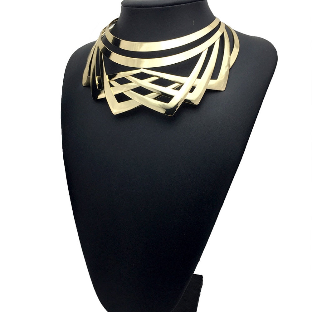 Women's Geowave Choker Necklace