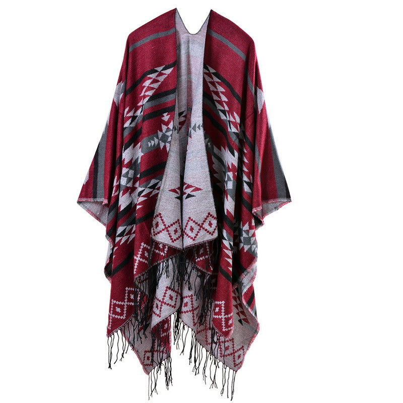 Women's Fall/Winter Geometric Wonder Poncho