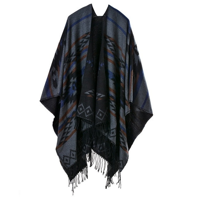 Women's Fall/Winter Geometric Wonder Poncho