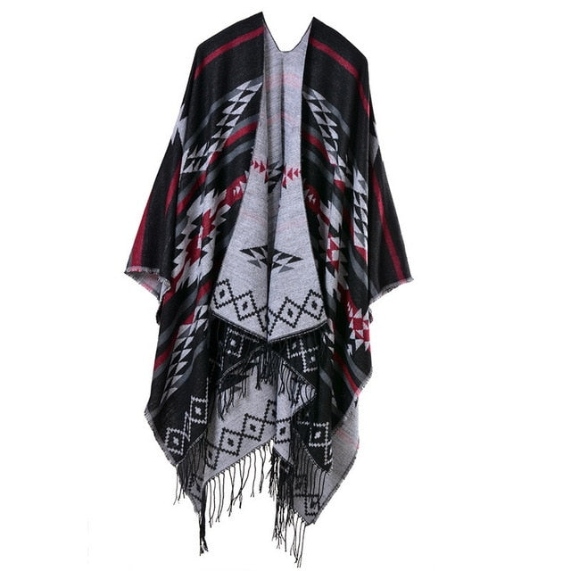 Women's Fall/Winter Geometric Wonder Poncho