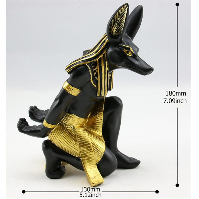 Ancient Egyptian Anubis Wine Bottle Holder