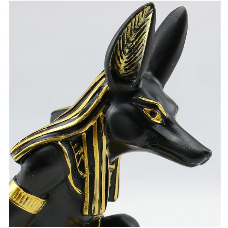 Ancient Egyptian Anubis Wine Bottle Holder